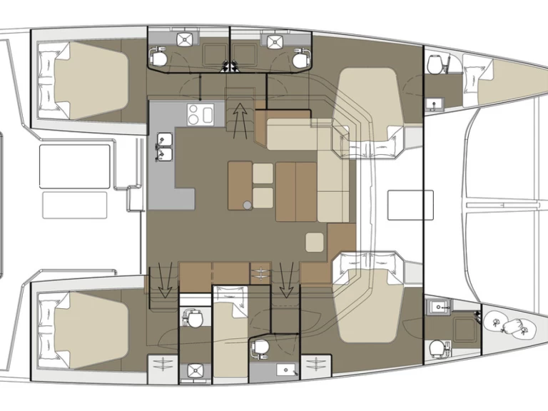 Huur Catamaran met of zonder schipper Dufour in Furnari