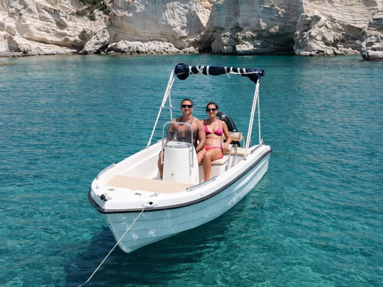 Verhuur Motorboot in Mílos - Funboat 455N