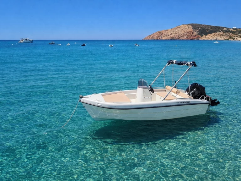 Huur Motorboot met of zonder schipper Funboat in Mílos