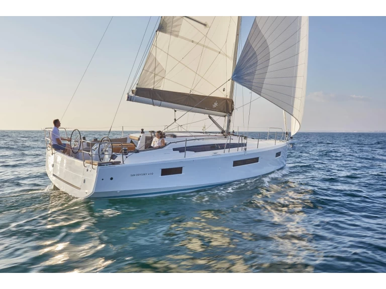 Huur een Jeanneau Sun Odyssey 410 in Lefkáda