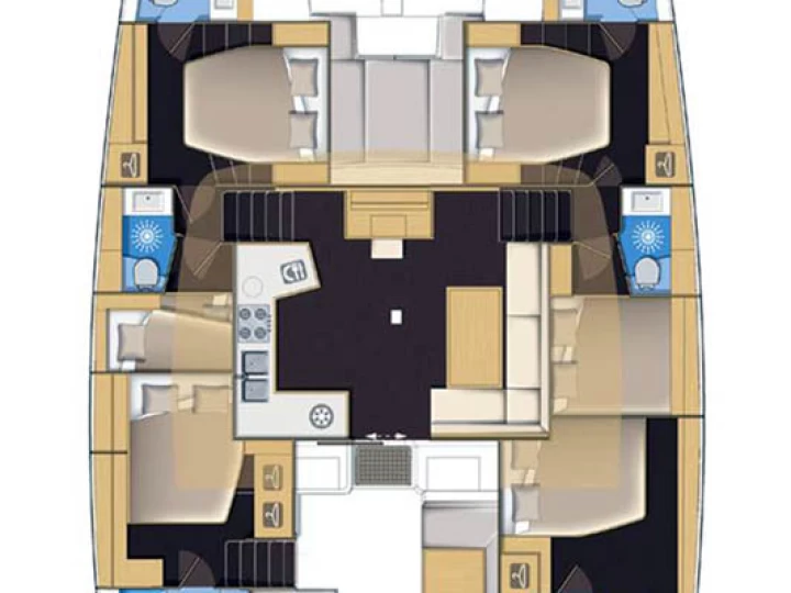 Jachthuur in Ellinikó - Lagoon Lagoon 52 F via SamBoat