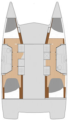 Verhuur Catamaran in Bormes-les-Mimosas - Fountaine Pajot Lucia 40