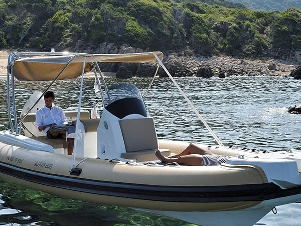 Verhuur RIB Fanale marine  met vaarbewijs