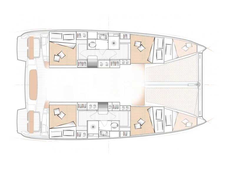 Huur Catamaran met of zonder schipper Excess in Paros (Eiland)