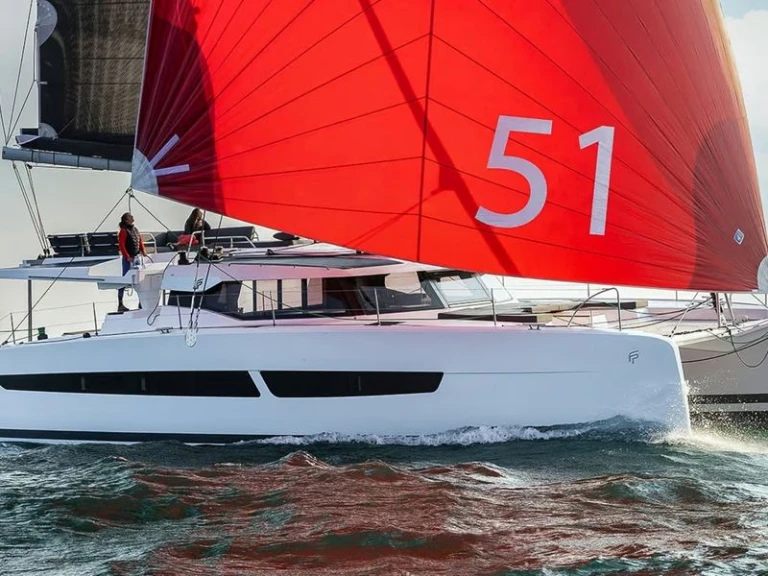 Fountaine Pajot Aura 51 te huur van particulier of professional in Néa Péramos