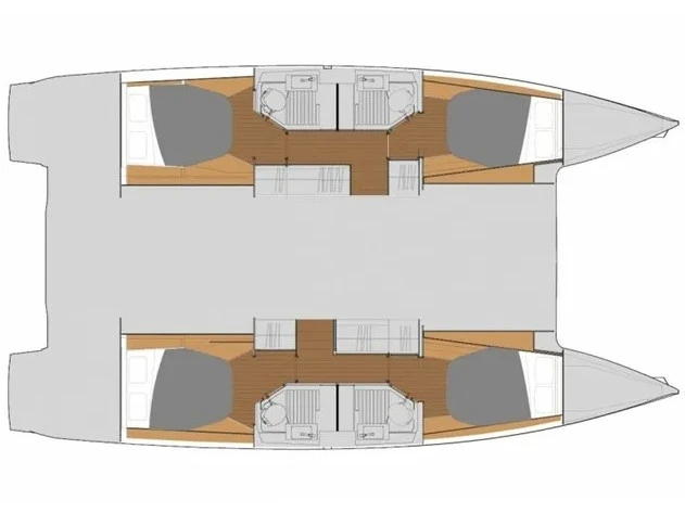 Verhuur Catamaran in Primošten - Fountaine Pajot Astrea 42