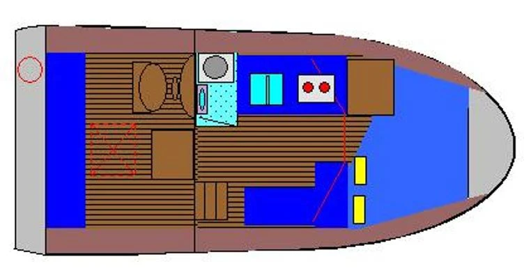 Huur Motorboot met of zonder schipper  in Woudsend