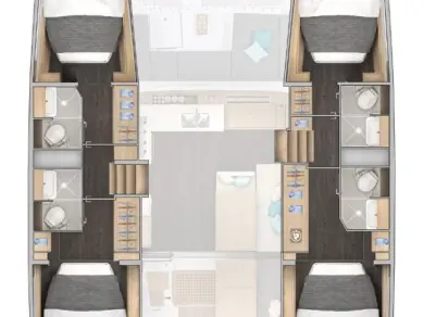 Huur een Lagoon Lagoon 43 in Palma de Mallorca