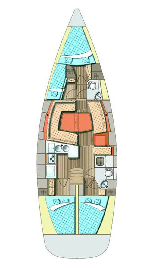 Verhuur Zeilboot in Biograd na Moru - Elan Impression 45