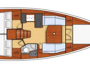 Bootverhuur Biograd na Moru goedkoop Oceanis 38.1