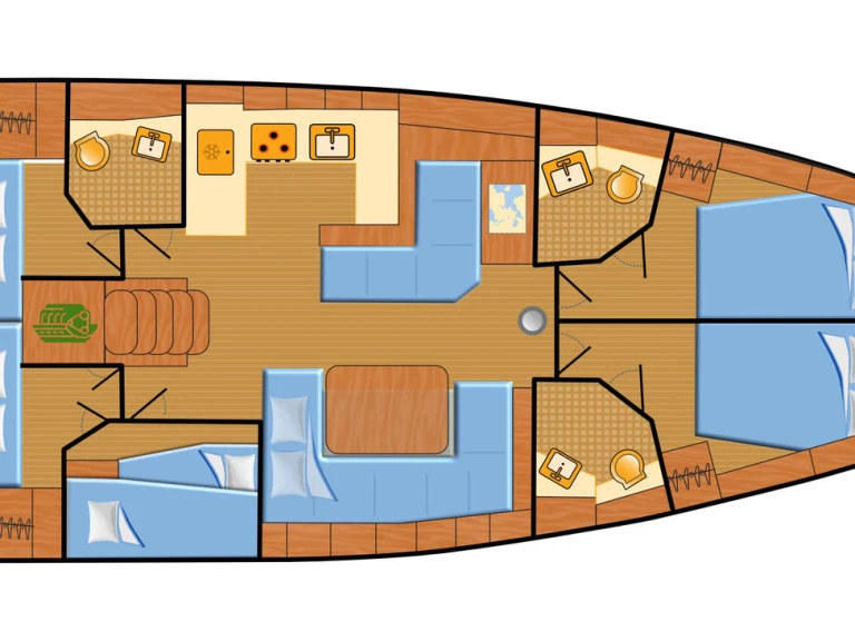 Verhuur Zeilboot in Palma de Mallorca - Bénéteau Oceanis 51.1
