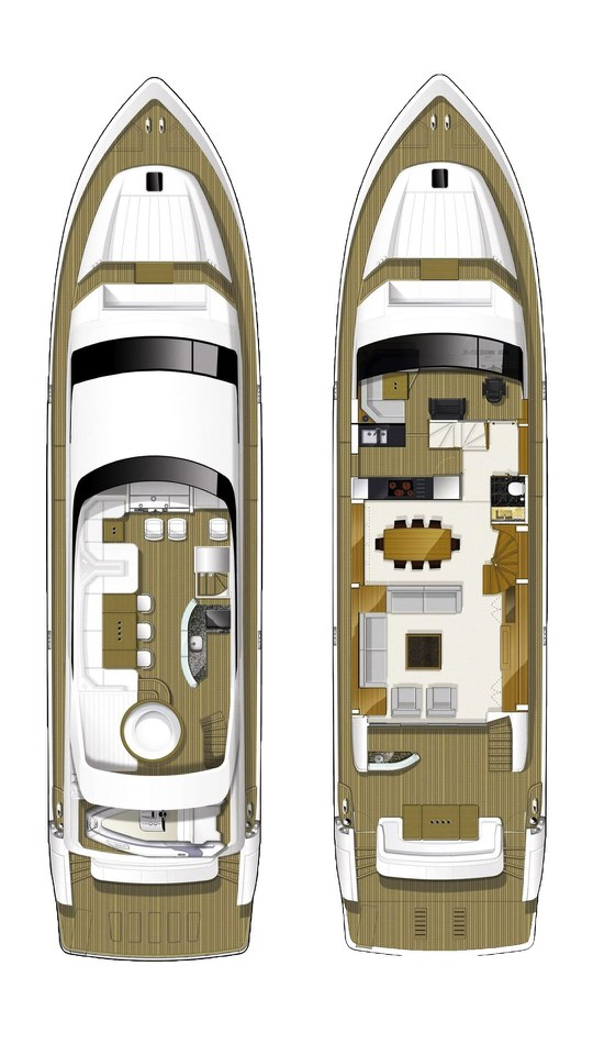 Verhuur Jacht in Trogir - Princess Princess Y85
