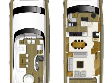 Verhuur Jacht in Trogir - Princess Princess Y85