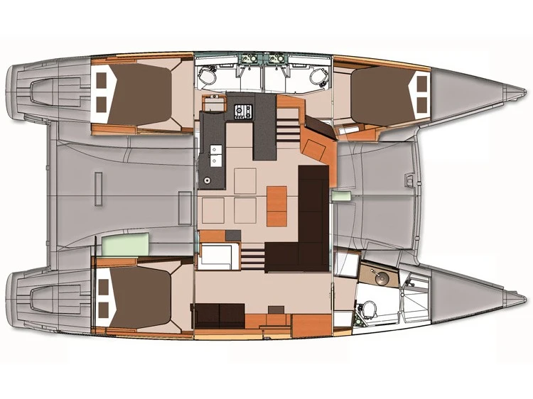 Huur een Fountaine Pajot Helia 44 in Cogolin