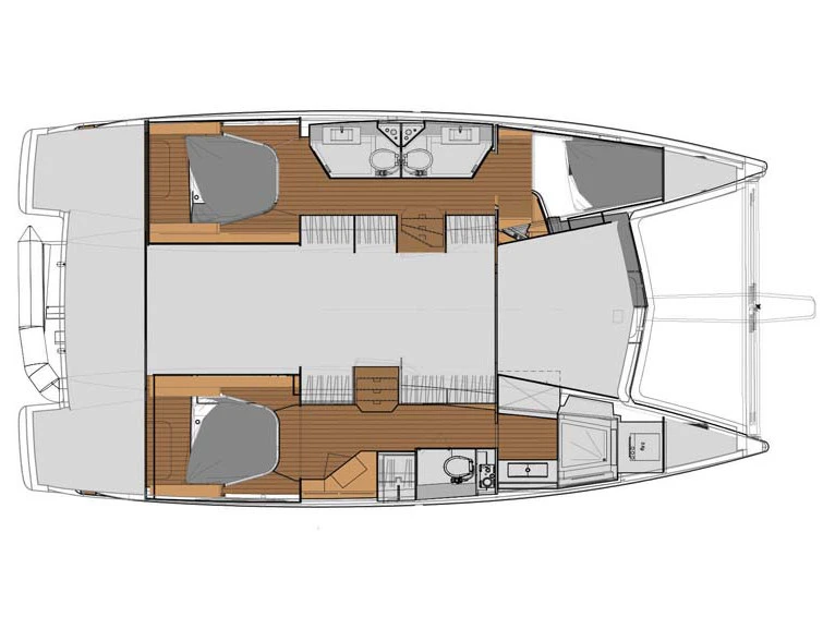 Huur Catamaran met of zonder schipper Fountaine Pajot in Cogolin