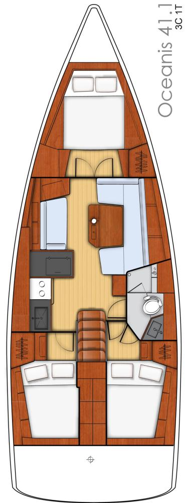 Verhuur Zeilboot in Biograd na Moru - Bénéteau Oceanis 41.1
