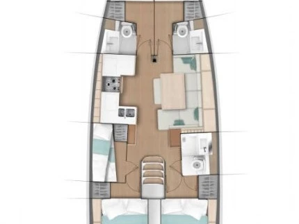 Bootverhuur Kaštela goedkoop Sun Odyssey 490