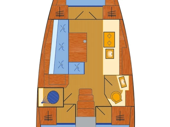 Verhuur Zeilboot Bénéteau met vaarbewijs