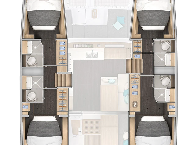 Verhuur Catamaran in Šibenik - Lagoon Lagoon 43