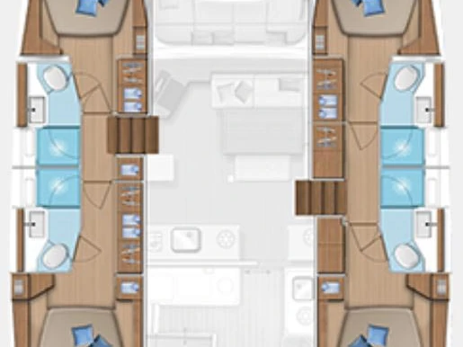 Huur Catamaran met of zonder schipper Lagoon in Golfo Aranci