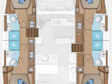 Huur Catamaran met of zonder schipper Lagoon in Golfo Aranci