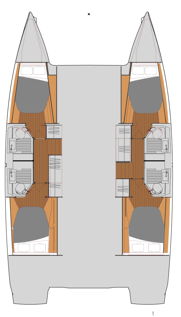 Jachthuur in Seget Donji - Fountaine Pajot Astrea 42 via SamBoat