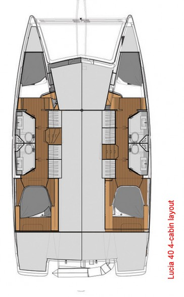 Verhuur Catamaran in Seget Donji - Fountaine Pajot Lucia 40