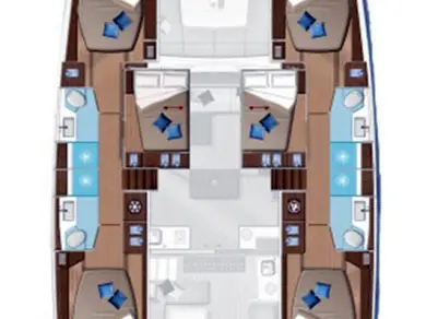 Verhuur Catamaran in Seget Donji - Lagoon Lagoon 50