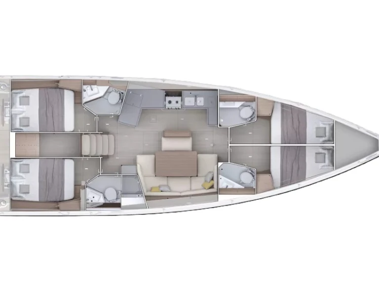 Bootverhuur Rhodes (City) goedkoop Oceanis 47 - 4 cab.