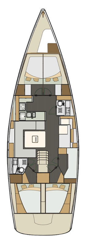 Verhuur Zeilboot in Punat - Elan Impression 50