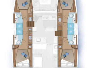 Bootverhuur Göcek goedkoop Lagoon 46