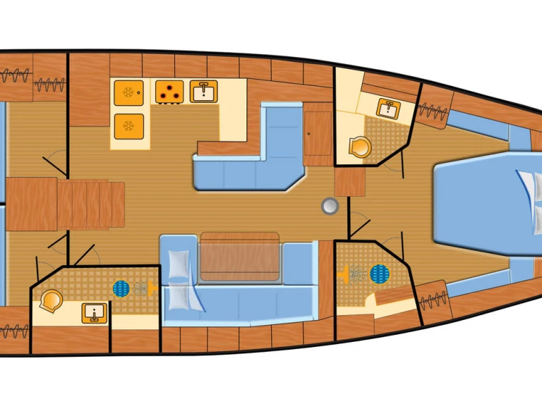 Huur Zeilboot met of zonder schipper Bénéteau in Rogoznica