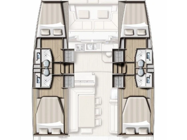 Verhuur Catamaran in Šibenik - Bali Bali 4.0