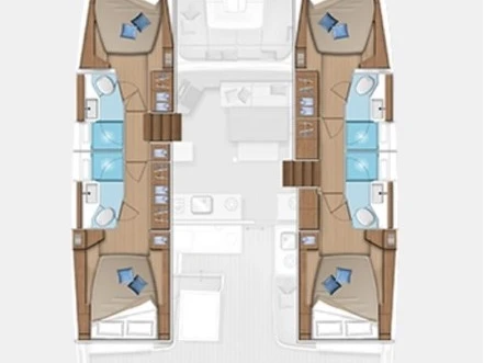 Huur Catamaran met of zonder schipper Lagoon in Trogir