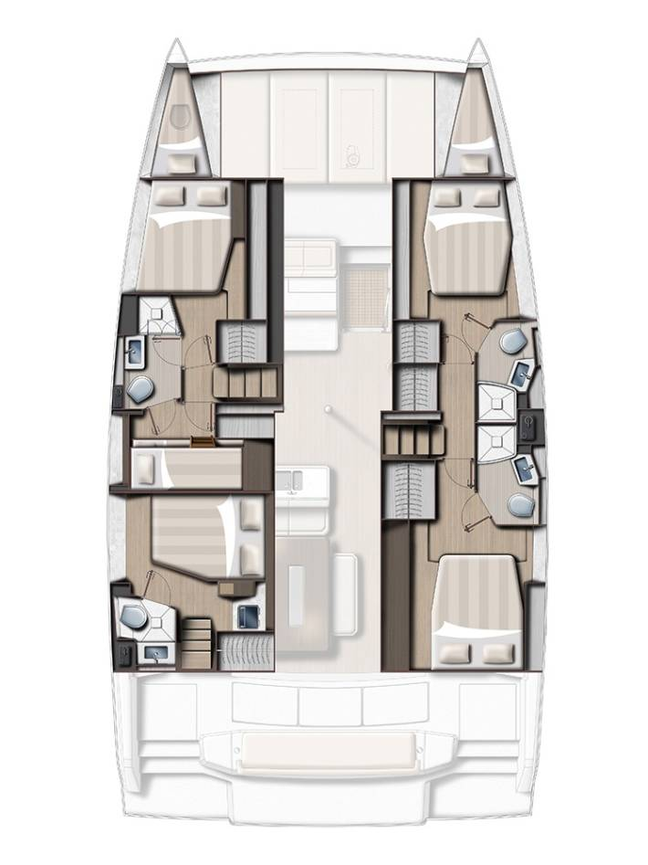 Verhuur Catamaran in Lefkáda - Bali Bali 4.6