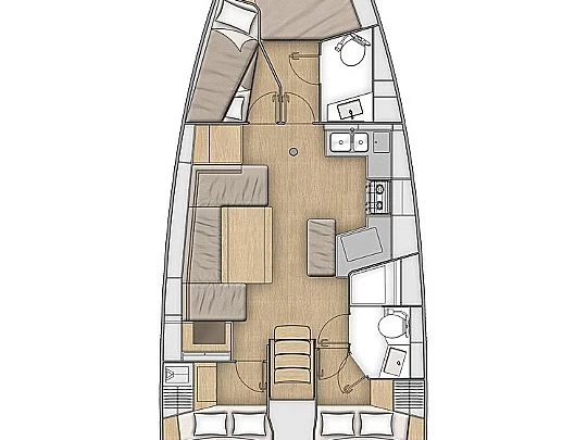Huur Zeilboot met of zonder schipper Bénéteau in Lefkáda