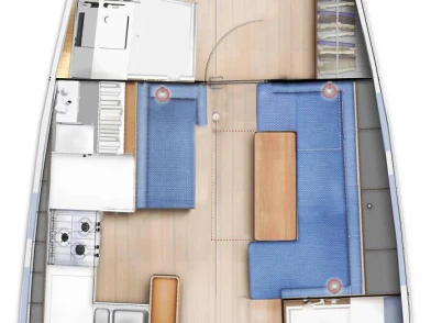 Jeanneau Sun Odyssey 410 te huur van particulier of professional in Komolac