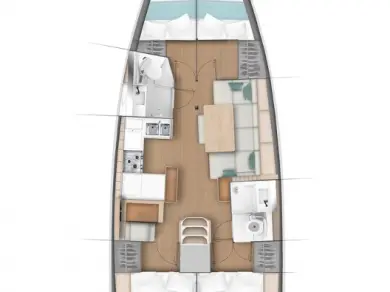 Bootverhuur Jeanneau Sun Odyssey 440 in Split via SamBoat