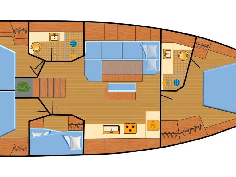 Verhuur Zeilboot in Can Pastilla - Hanse Hanse 460