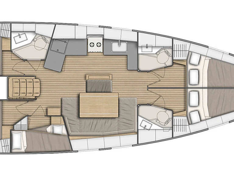 Verhuur Zeilboot in Can Pastilla - Bénéteau Oceanis 46.1