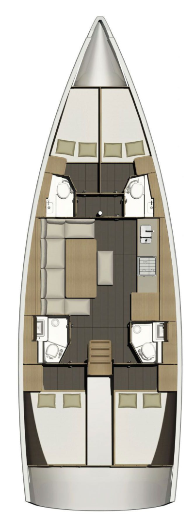 Verhuur Zeilboot Dufour met vaarbewijs