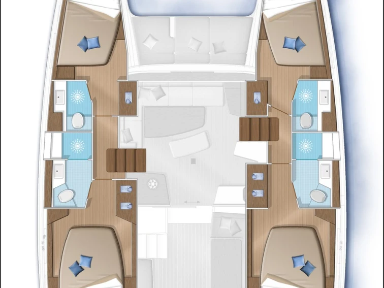 Verhuur Catamaran in Seget Donji - Lagoon Lagoon 42
