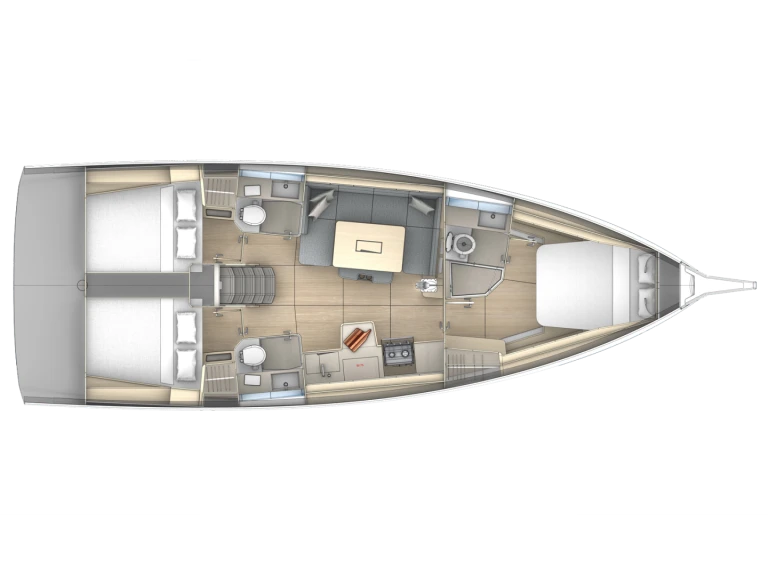 Jachthuur in Göcek - Dufour Dufour 41 via SamBoat