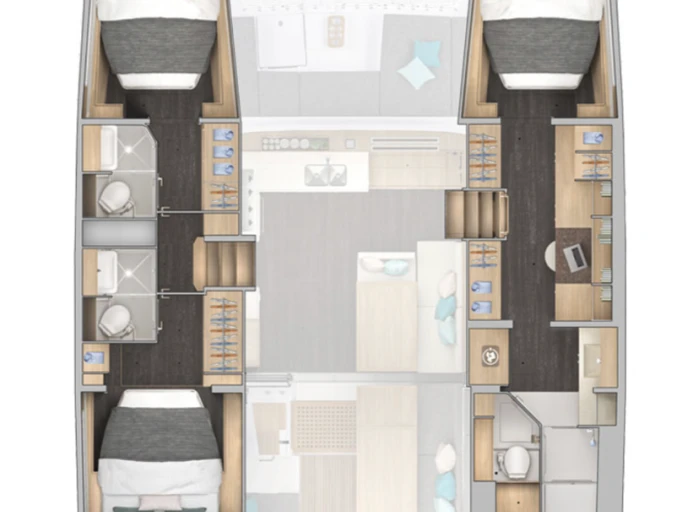 Catamaran te huur in Kaštela voor de beste prijs