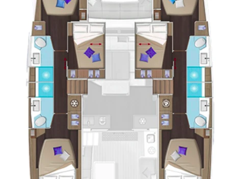 Catamaran te huur in Kaštela voor de beste prijs