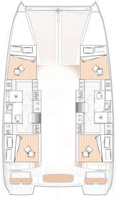 Huur Catamaran met of zonder schipper Excess in Néa Péramos