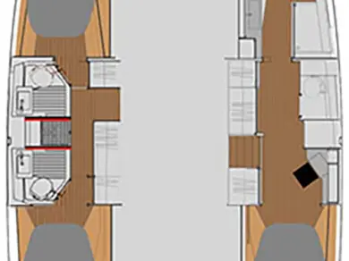 Verhuur Catamaran in Néa Péramos - Fountaine Pajot Astrea 42