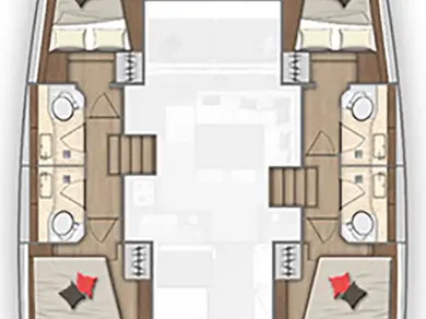 Verhuur Catamaran Lagoon met vaarbewijs