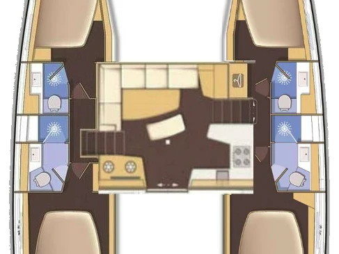 Bootverhuur Néa Péramos goedkoop Lagoon 42