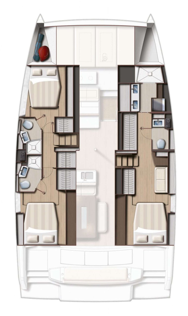 Verhuur Catamaran in Marsh Harbour - Bali Bali 4.6